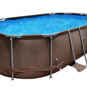 Avenli 14 ft Brown Oval Steel Frame Above Ground Swimming Pool with accessories 533ed867 6e9c 48e2 9abd 1b92c3392179.209d0af79b61175e31629910c0e459cb