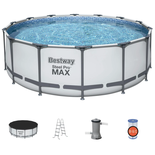 Bestway Steel Pro MAX 14 x 48 Round Above Ground Swimming Pool Set db194c36 f60a 4824 a82e aae2d41f98a4.bb2e122db4f2237368d051ca58aa0d59