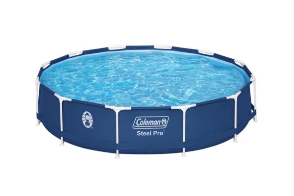 Coleman Steel Pro 12 ft x 33 in Round Metal Frame Above Ground Pool Set 4b6c1309 7034 4a15 9e90 a79967b0e209.a649a8ab142ad33f1a0360baf65d0058 scaled