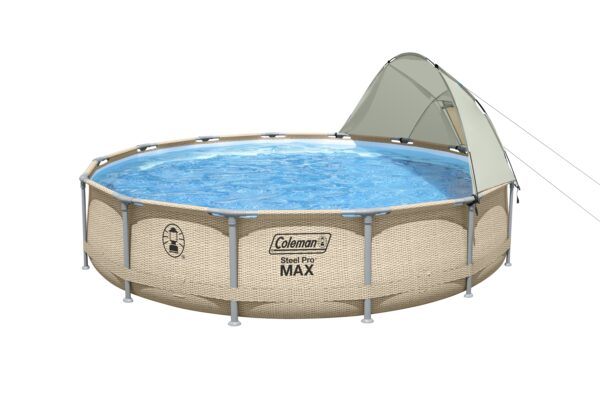 Coleman Steel Pro Max 14 x 33 Round Metal Frame Above Ground Pool Set 34ad8b6d ea03 4bee a594 db099fa52a97.6800c4221066861e014edc7a90dac3df scaled