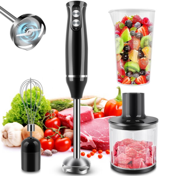 Handheld Immersion Blender 4 in 1 Immersion Mixer 500W Powerful w Whisk Beaker Chopper d90dd820 a0c0 48d9 8220 394578021c35.1320f72073522af4b5eabf02e9f4f248