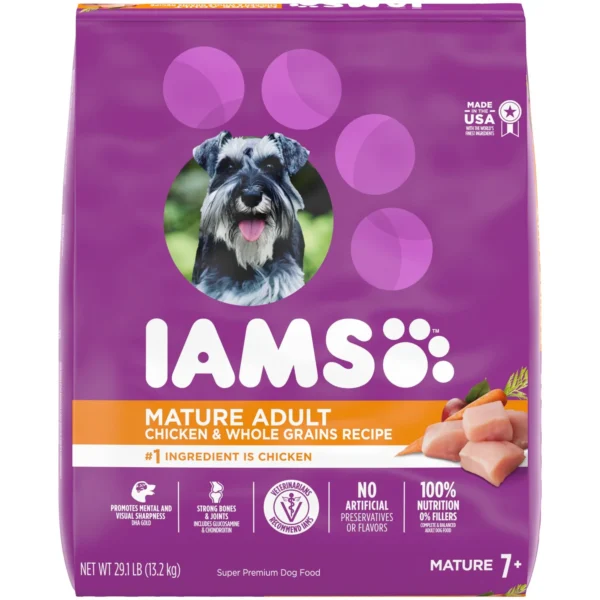 Iams Proactive Health Senior Dog Food Healthy Aging Dry Dog Food With Real Chicken 29 1 Lb Bag 867f2503 4e2c 4d44 8384 cfaa4de3fb62.05a320a250766583b6b4883ac773f246