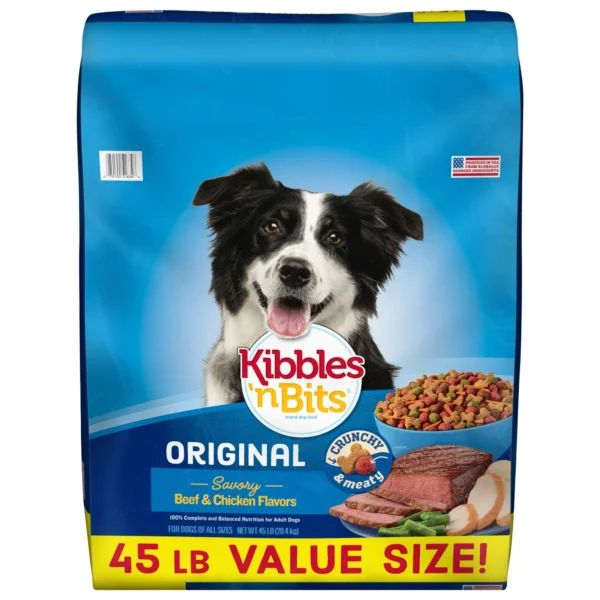 Kibbles n Bits Original Savory Beef Chicken Flavors Dry Dog Food 45 lb Bag 13c7300f e360 4be7 8c76 f2f6c79ff247.d7ccec0b7f48426602abb4ef1f8fad02