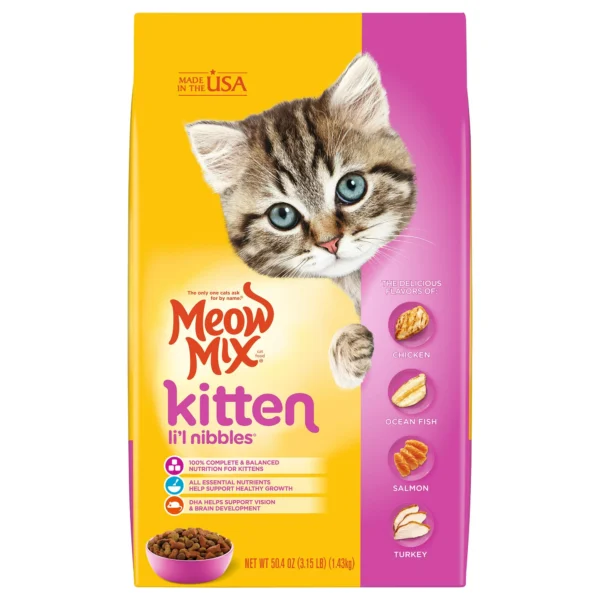 Meow Mix Kitten Li l Nibbles Dry Cat Food 3 15 Pound Bag 4 Count 5b9bf72d 5f14 4d1e a5db b0238366855c.95ddb89edc8c39dcb97fbfca0ccdd2d2