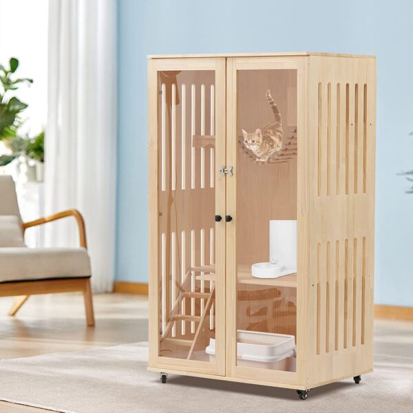 Miumaeov Cat House Wooden 42