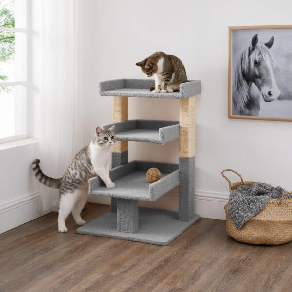 Naomi Home Nala Cat Tree Large Cats Activity Scratching Post Tower 3 Level Play