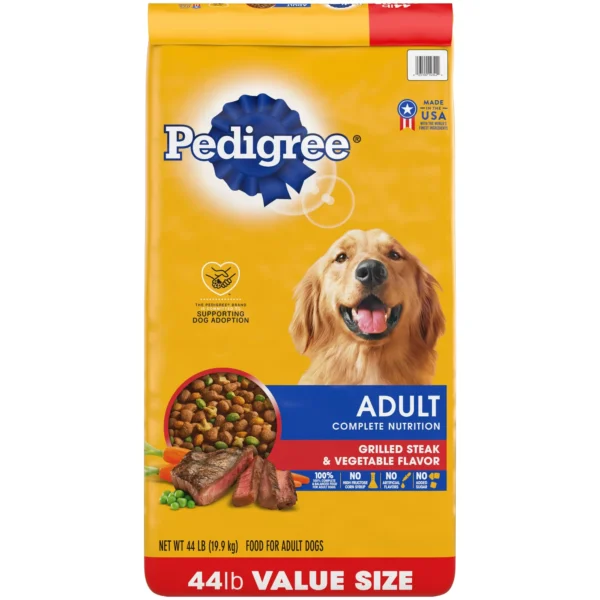 PEDIGREE Complete Nutrition Grilled Steak Vegetable Dry Dog Food for Adult Dog 44 lb Bag b79a1499 2a7b 463a 8140 4a1b158b3c23.e2f4344d7ee1b7c828074baa29c45811