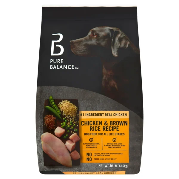 Pure Balance Chicken Brown Rice Recipe Dry Dog Food 30 lbs 69fe2f6b 9647 4e3f 87f9 4d42f4f7dfaa.61164ff6d377ae067d8ba48ee5d465d6