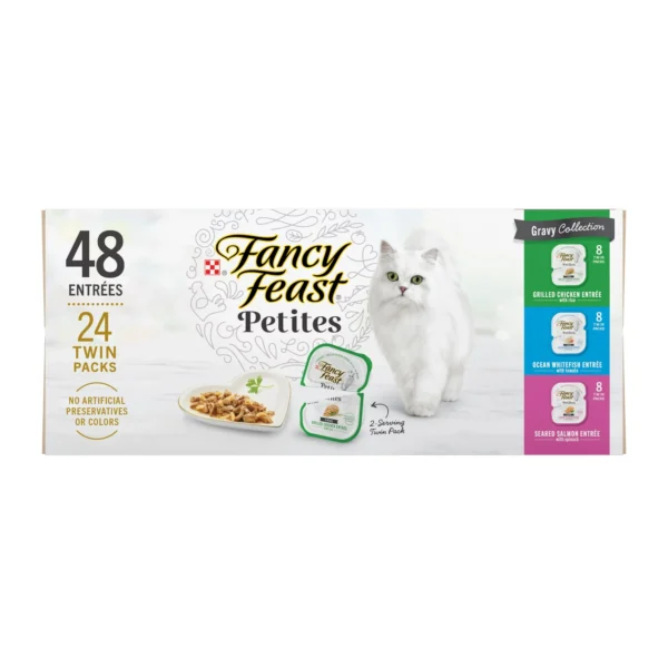 Purina Fancy Feast Petites Gravy Wet Cat Food High Protein Variety Pack 2 8 oz Tubs 24 Pack 2e62e234 8ad0 4ebf b62c a417446faf24.5fc8fae77216f96845c4fc1f5ebcd979