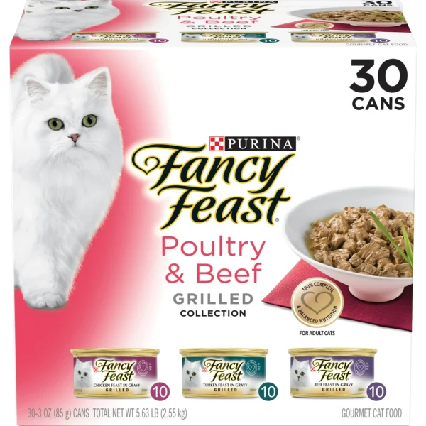 Purina Fancy Feast Wet Cat Food Poultry Beef Grilled Collection Variety Pack 3 oz Cans 30 Pack 588efa24 d23c 42b0 b564 84d44419ec9c.8f458e15bcbe1f23167e167e833c1a85