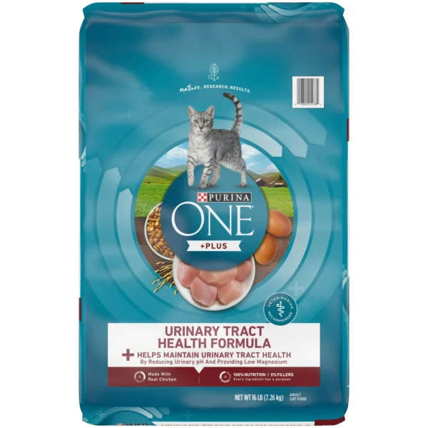 Purina ONE Plus Dry Cat Food Urinary Tract Health High Protein Chicken 16 lb Bag e1ff121a 464d 4662 abaa 089c1c52d5b4.bc7aaf207254b19461b2527b5409bc71 1