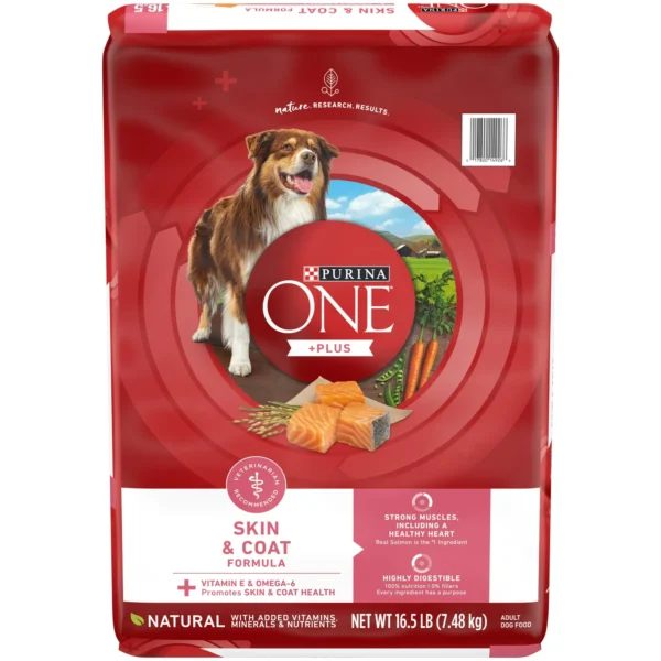 Purina ONE Plus Dry Dog Food Skin Health Formula High Protein Rich Natural Salmon 16 5lb Bag bca2c1d1 2806 4e85 8eff 6d0c4b111edd.dd3f3ad0bac100761d11f67de3a5f5b7