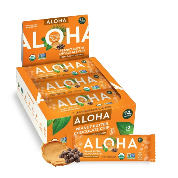 Aloha Plant Based Protein Bars Peanut Butter