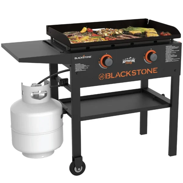 Blackstone Adventure Ready 2 Burner 28 Propane Griddle with Omnivore Griddle Plate 8c30549d c447 40ea 99b9 fe2188e9c5cd.83b397bd268d131f53d89f4c636432d0