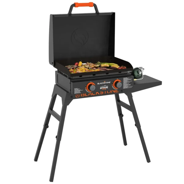 Blackstone Adventure Ready 22 Omnivore Propane Griddle with Stand and Adapter Hose 2248b34f 2af2 4aa3 a048 156401f64c02.2da06160d170d723a4696f7f74061e34