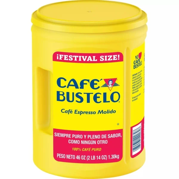 Cafe Bustelo Festival Size Dark Roast Ground Coffee Espresso 46 Ounce 254fcd02 8046 4b84 94ed 2aa78aa4b791.5dd8c7de2aa4bc9eef8b72de9bccefdc