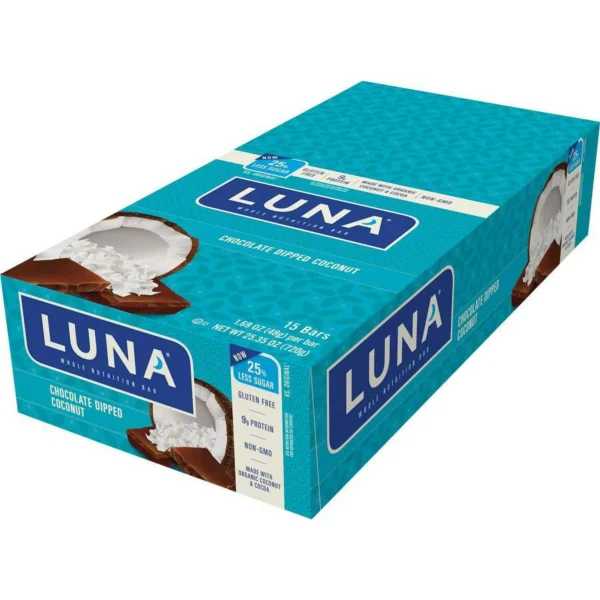 Clif Luna Bar Dipped Chocolate Coconut