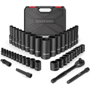 Eastvolt Mechanic Tool Kit Drive Socket Set 46 Pieces with 72 Teeth Reversible Ratchet Metric SAE 9b78425f 72f1 4496 96bf 6ee57890650b.3d54620e87dfdad42bd0e51d466d584b