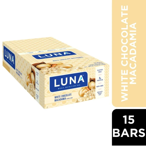 LUNA Bar White Chocolate Macad