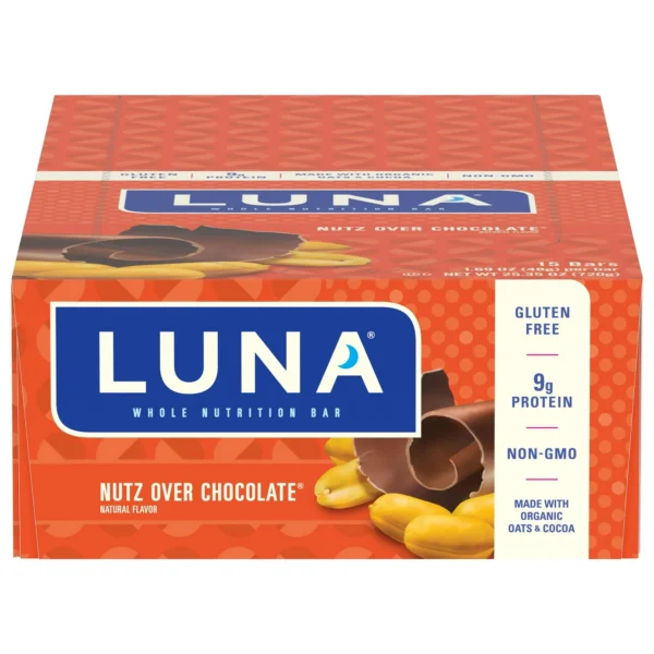 Luna Bar Nutz Over Chocolate Gluten Free W