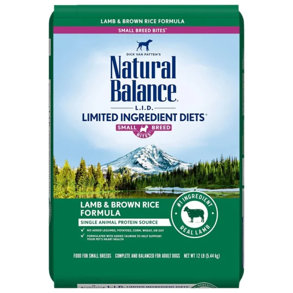 Natural Balance Pet Foods L I D Small Breed Bites Dry Dog Food Lamb Brown Rice 12 lb fae4c28b be44 4c73 9217 c6b327087fd0.46dfac43f491595708b7d4196a662e5c