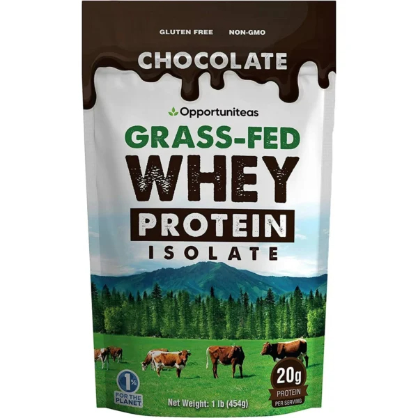 Opportuniteas Chocolate Whey Protein Powder Grass Fed Whey