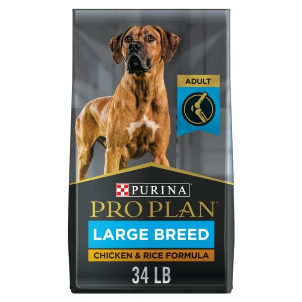 Purina Pro Plan Dry Dog Food for Large Adult Dogs High Protein Real Chicken Rice 34 lb Bag 144975ca 5897 4480 963e 5866a07969e3.85e9913a8690aeb91c78951d90a4e149