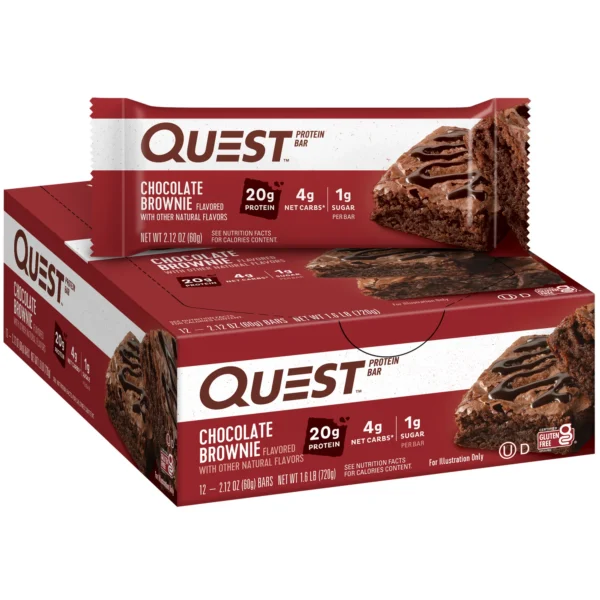 Quest Protein Bar Chocolate Brownie 20g Protein 12 Ct 0cc4c048 a294 4a1c b2c1 c846788ef39e.d4a71631fd2d8f09cfd1b80b9ecb9593