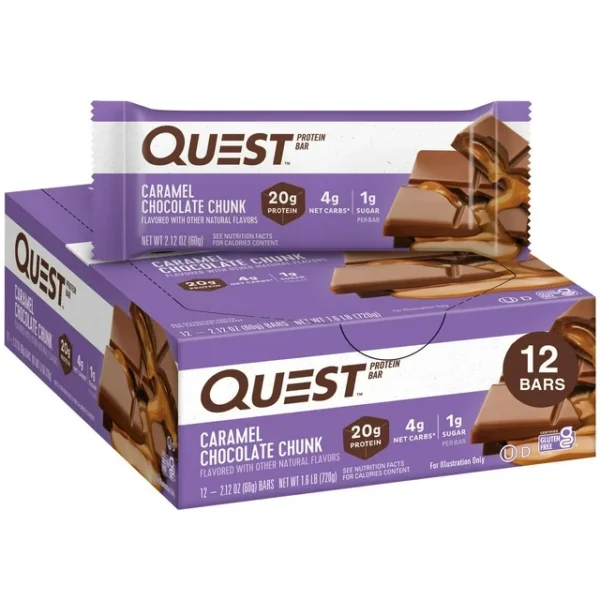 Quest Protein Bar Low Carb Keto Friendly Caramel