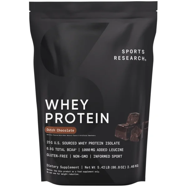 Sports Research Whey Protein Isolate Powder