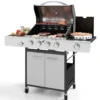 Summit Living 4 Burner Propane Gas Grill with Side Burner Stainless Steel a9e1ecbf 33c2 4388 9770 adc285554f33.aa2921298789f4317d784f66a4654b62