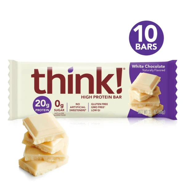 think High Protein Bars White Chocolate 2 1