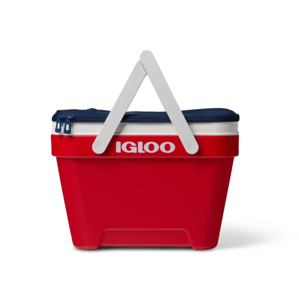 Igloo 25 QT Picnic Basket Cooler Red