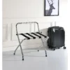 Kings Brand Furniture Chrome Black Metal