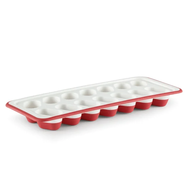 Rubbermaid 6013371 Plastic Silicone Ice Tray Red